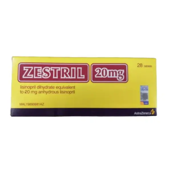Tablet Zestril 20mg
