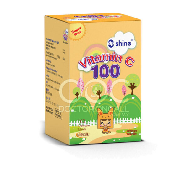 Shine Vitamin C-100 Chewable Tablet 100s - Image 2