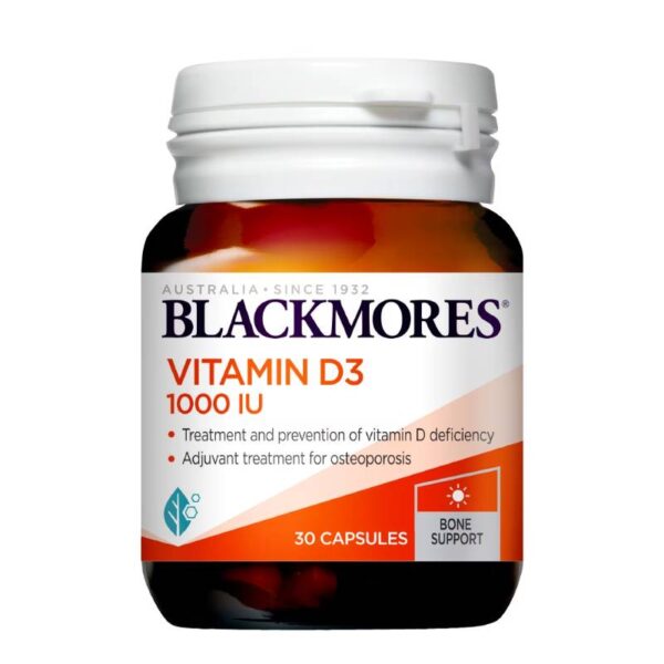 Blackmores Vitamin D3 1000IU Capsule - Image 2