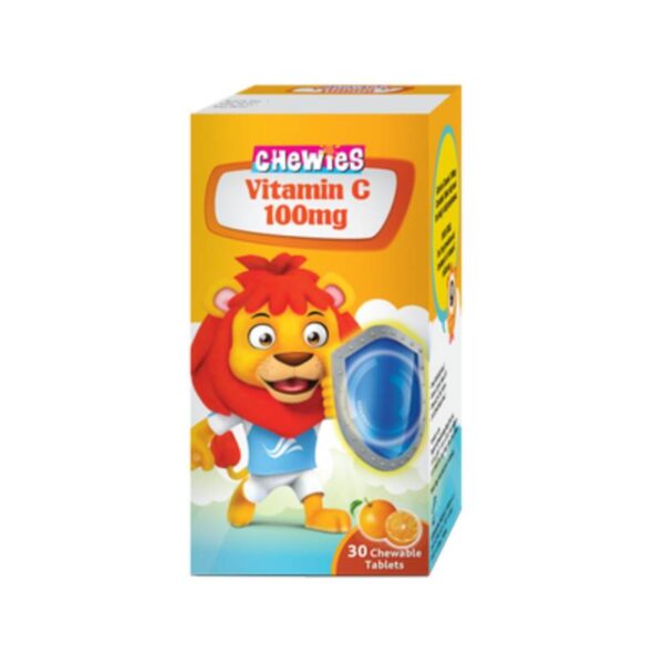 Chewies Vitamin C 100mg Chewable Tablet (Orange)