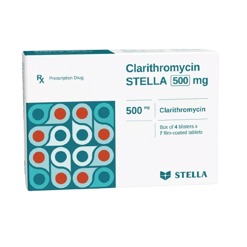 Stella Clarithromycin 500mg Tablet