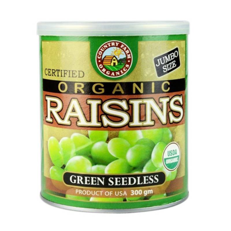 Country Farm Organic Raisin (Green) - Image 2