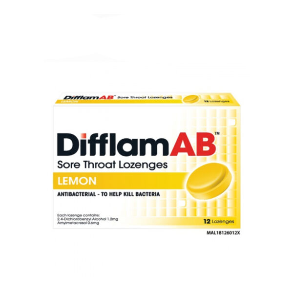 Difflam AB Sore Throat Lozenges 12s