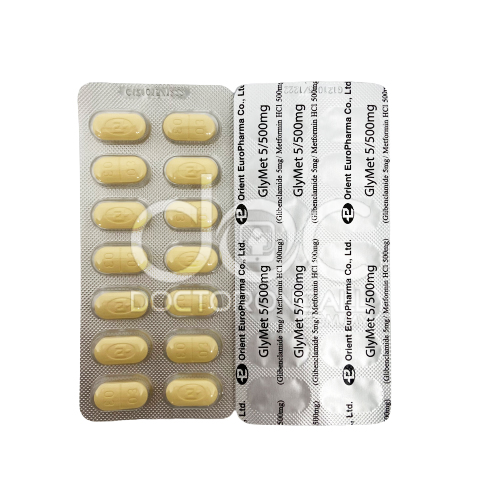 Glymet 5/500mg Tablet - Image 2