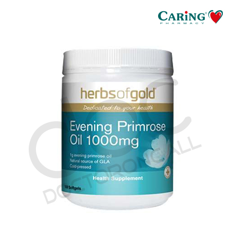 Herbs Of Gold Evening Primrose 1000mg Capsule - Image 2