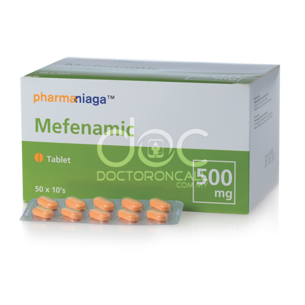 Pharmaniaga Mefenamic Acid 500mg Tablet