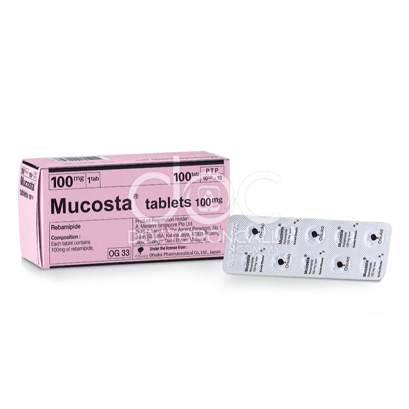 Mucosta 100mg Tablet