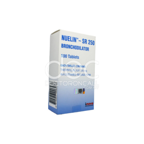 Nuelin SR 250mg Tablet