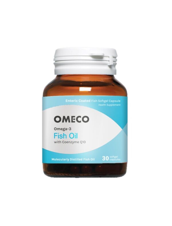 Omeco Omega-3 Fish Oil with Coenzyme Q10 Capsule