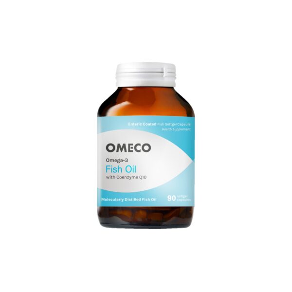 Omeco Omega-3 Fish Oil with Coenzyme Q10 Capsule - Image 2