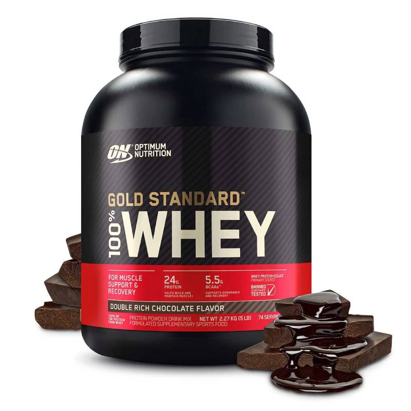 Optimum Nutrition Gold Standard 100% Whey Double Rich Chocolate Powder