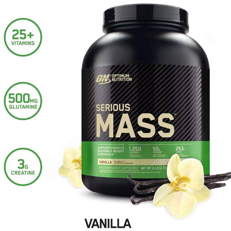 Optimum Nutrition Serious Mass Vanilla Powder - Image 5