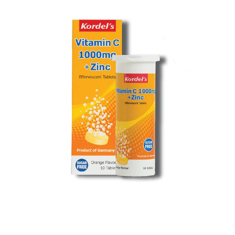 Kordel's Vitamin C 1000mg + Zinc Effervescent Tablet (Orange) - Image 2