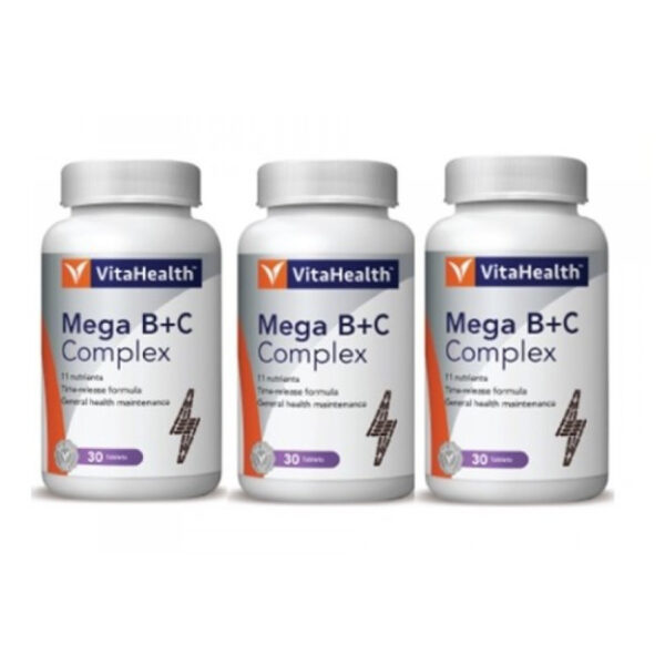 VitaHealth Mega B+C Complex Time Release Nutrition Tablet - Image 4