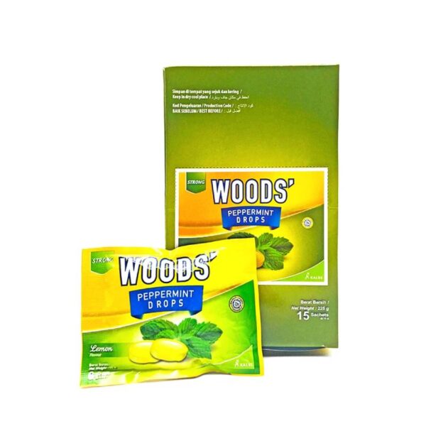 Woods Peppermint Drops Lozenges - Lemon