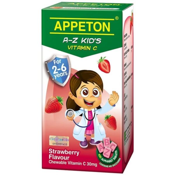 Appeton A-Z Kid's Vitamin C 30mg Tablet 100s - Image 3