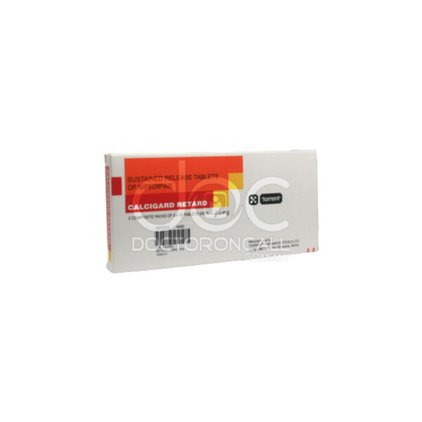 Calcigard Retard 20mg Tablet