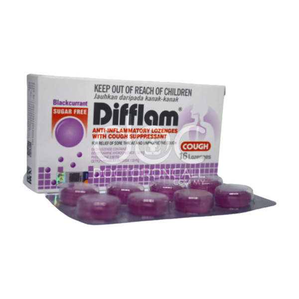 Difflam Cough Lozenges (Blackcurrant)