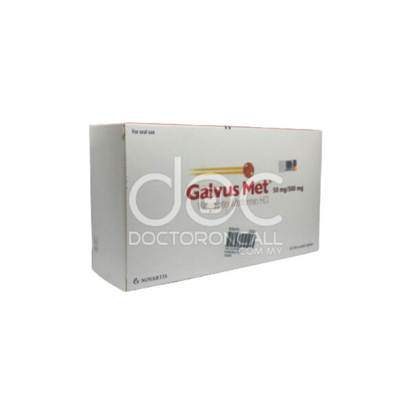 Galvus Met 50/500mg Tablet