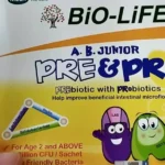 Bio-Life A.B Junior Prebiotics & Probiotics Sachet