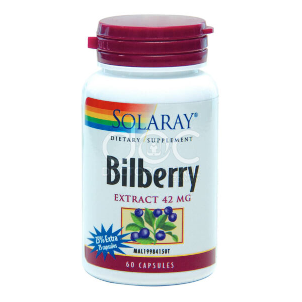 Solaray Bilberry Extract Capsule - Image 2