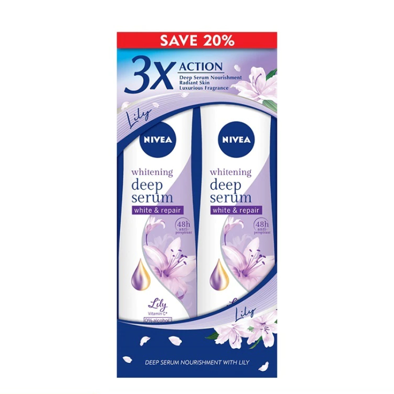 Nivea (Women) Whitening Deep Serum Lily Body Spray - Image 2