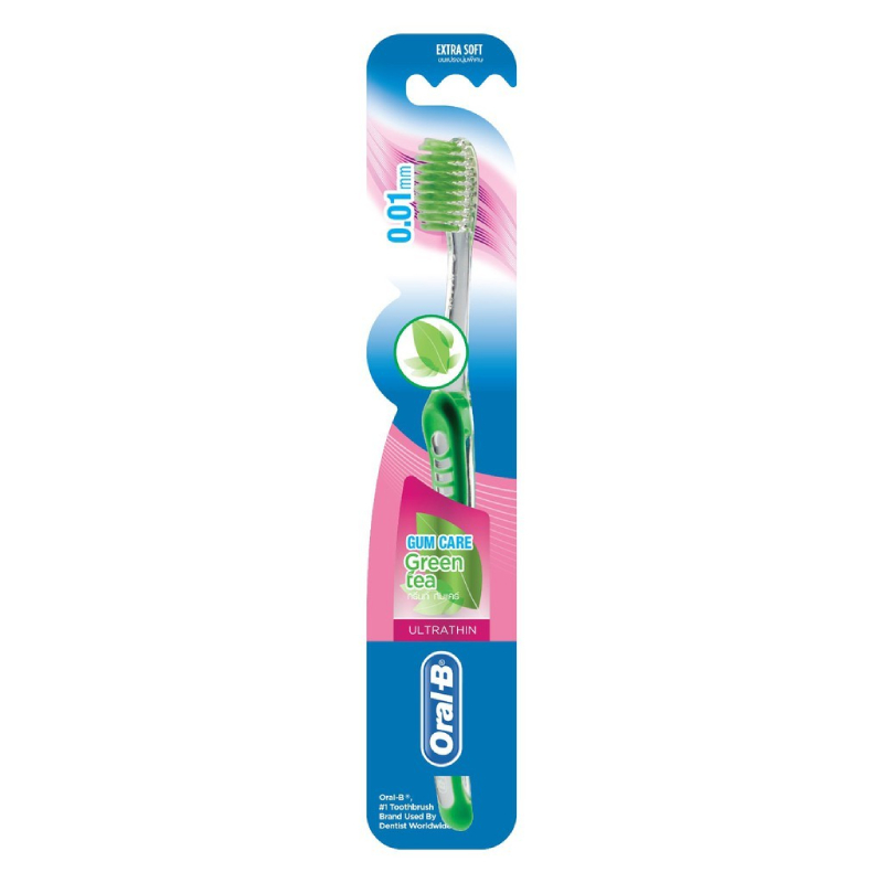 Oral B Ultra Thin Gum Care Green Tea Extra Soft Toothbrush