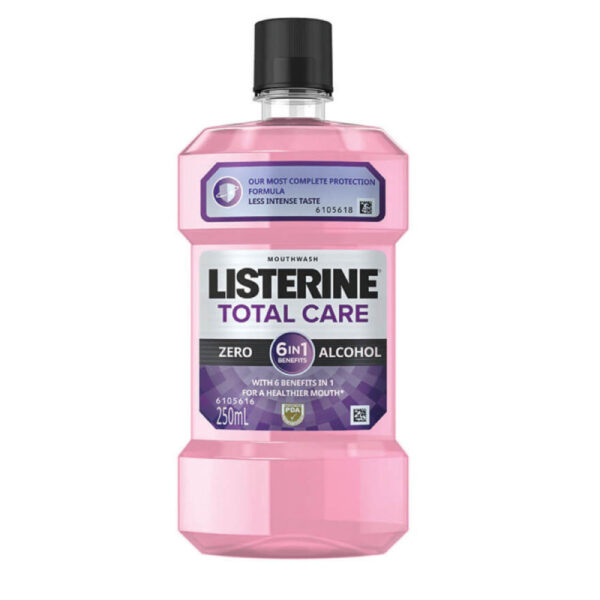 Listerine Total Care Less Intense Mouthwash - Image 3