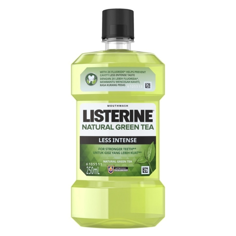 Listerine Natural Green Tea Less Intense Mouthwash - Image 2