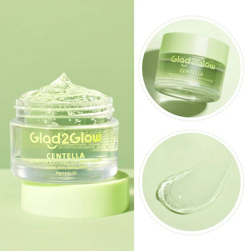 Glad2Glow Centella Allantoin Soothing Gel Moisturizer - Image 2