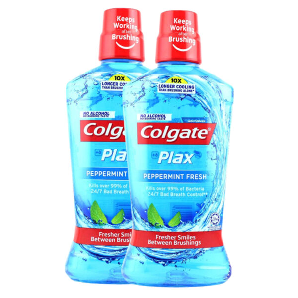 Colgate Plax Pepper Mint Mouthwash - Image 4