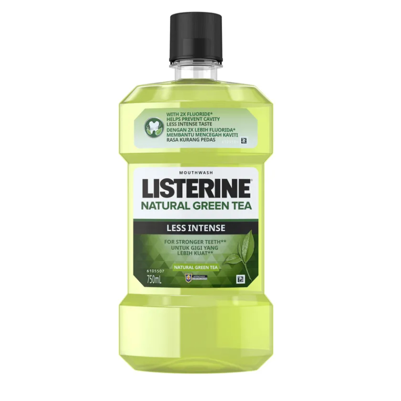 Listerine Natural Green Tea Less Intense Mouthwash - Image 3