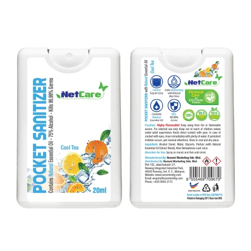 Netcare Pocket Hand Sanitizer Spray 20ml - Image 3