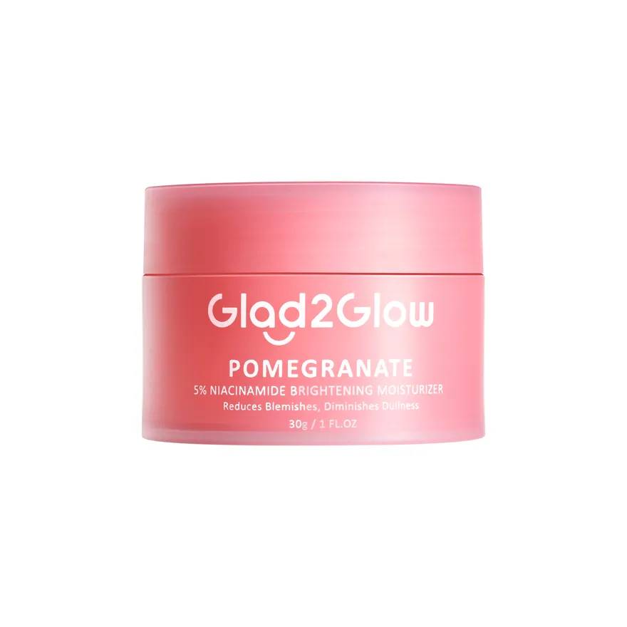 Glad2Glow Pomergranate 5% Niacinamide Brightening Moisturizer