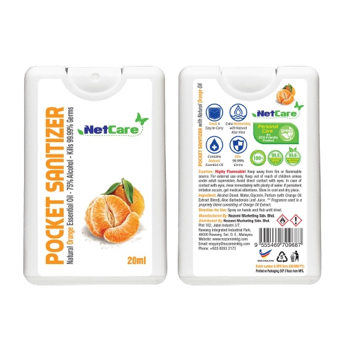 Netcare Pocket Hand Sanitizer Spray 20ml - Image 2