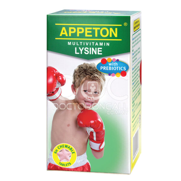 Appeton Multivitamin Lysine With Prebiotics Tablet 60s