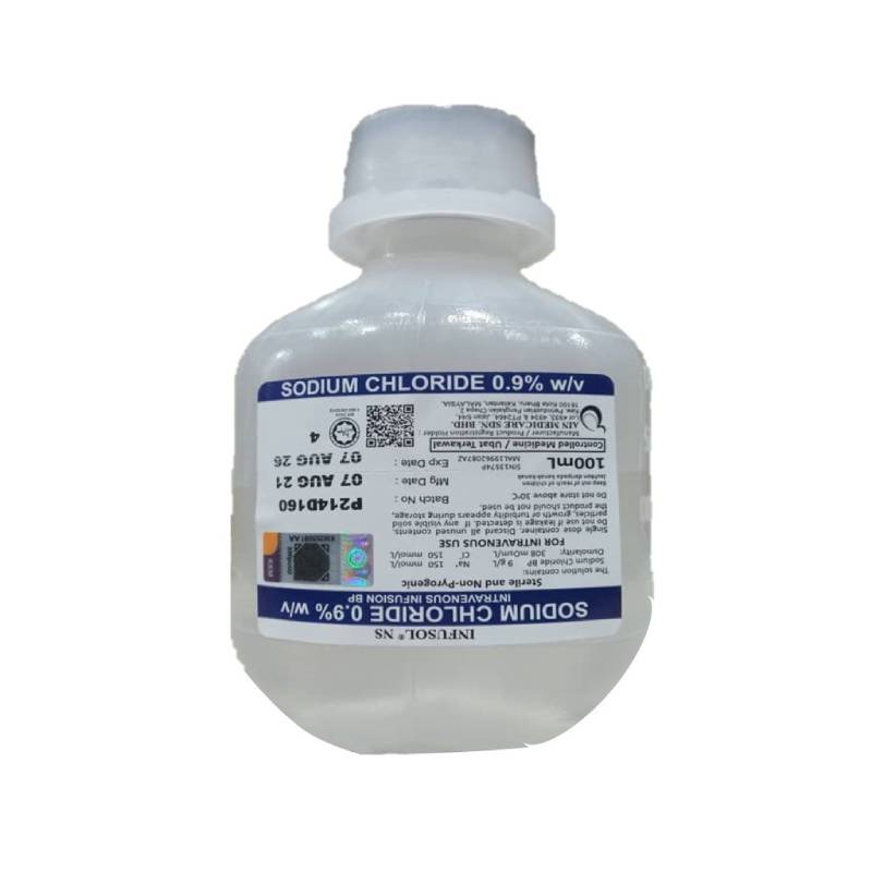 Ain Medicare Infusol NS (Sodium Chloride 0.9%) Injection BP Solution - Image 2