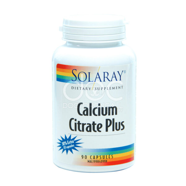 Solaray Calcium Citrate Capsule 117s