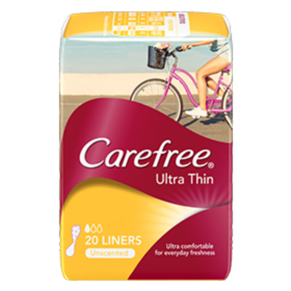 Carefree Ultra Thin Unscented Liner
