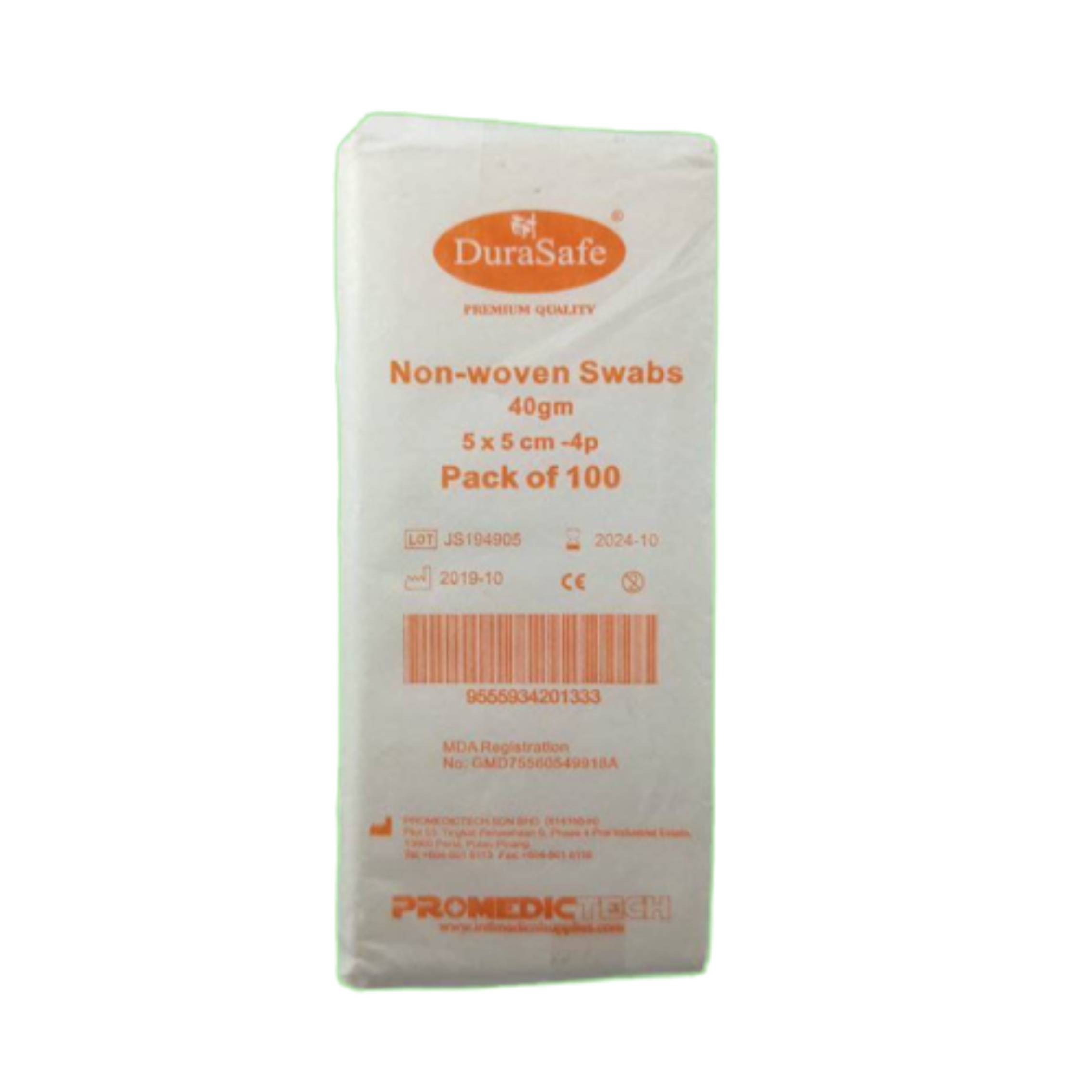 Durasafe Non Woven 4Ply Gauze Swab 100s