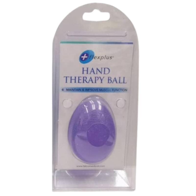 Flex Plus Hand Therapy Exercise Ball - Soft Purple