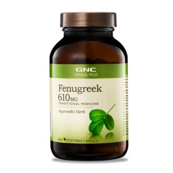 GNC Herbal Plus Fingerprint Fenugreek 610mg Capsule 100s