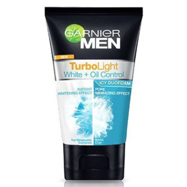 Garnier Men Turbo Light White + Oil Control Icy Duo Foam
