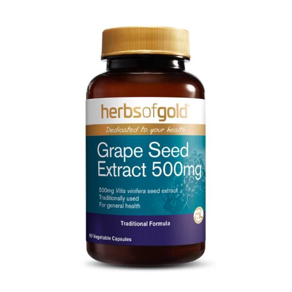 Herbs Of Gold Grape Seed Extract 500mg Capsule 90s