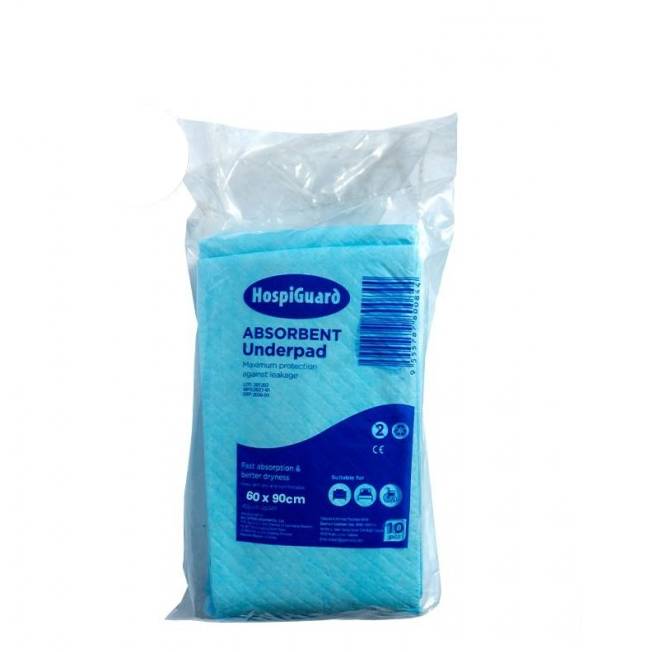 Hospiguard 4 Ply Absorbent Underpad (60cmx90cm)