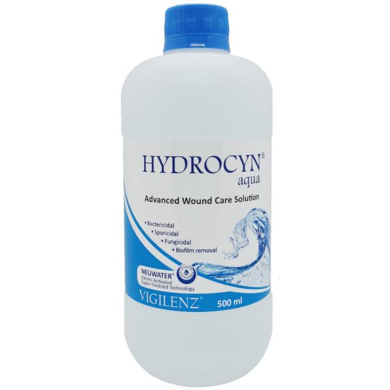 Hydrocyn Aqua Wound Care & Irrigation Solution (Penutup Cap)