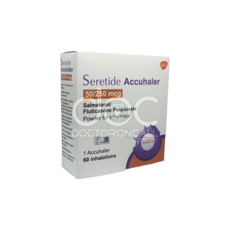 Seretide 50/250mcg Accuhaler