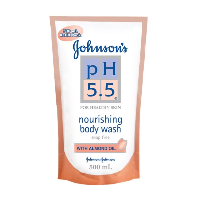 Johnson's pH5.5 Nourishing Body Wash with Almond Oil
