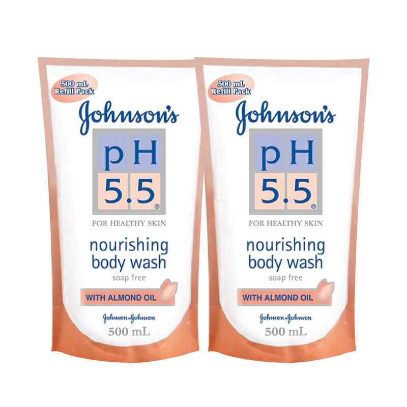 Johnson's pH5.5 Nourishing Body Wash with Almond Oil - Image 3