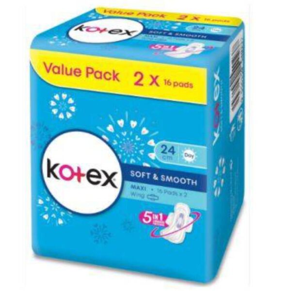 Kotex Soft & Smooth Maxi Wing 24cm - Image 2